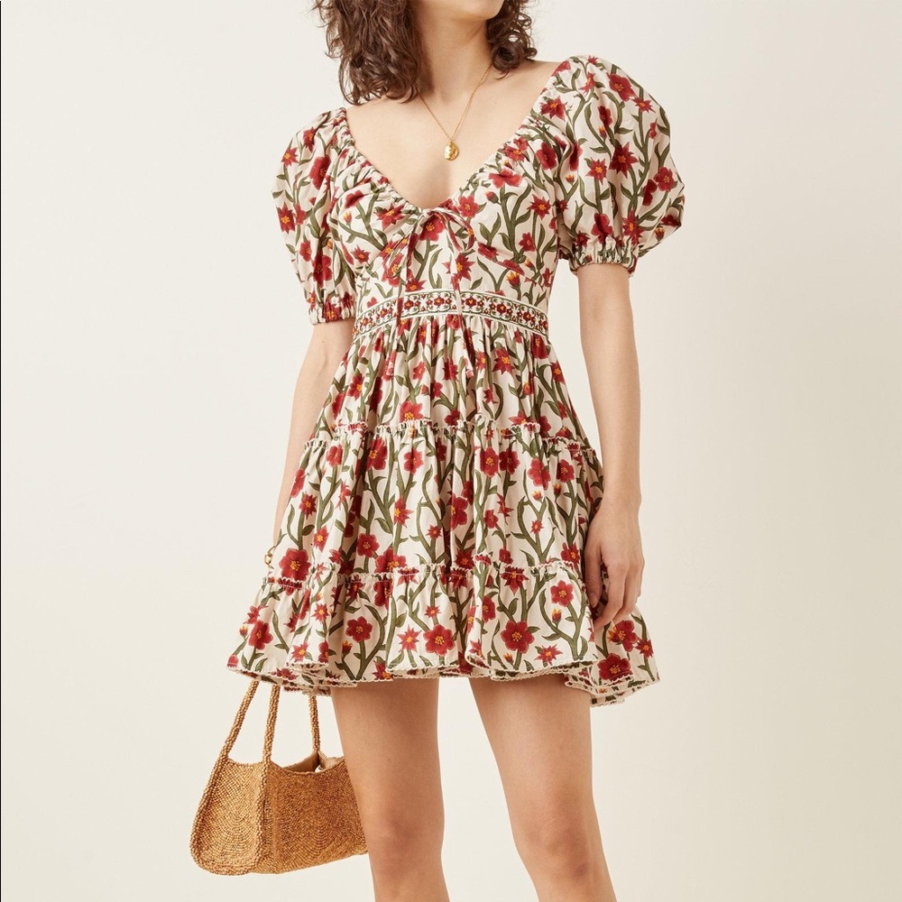 Agua by agua bendita manzanilla dress small rare